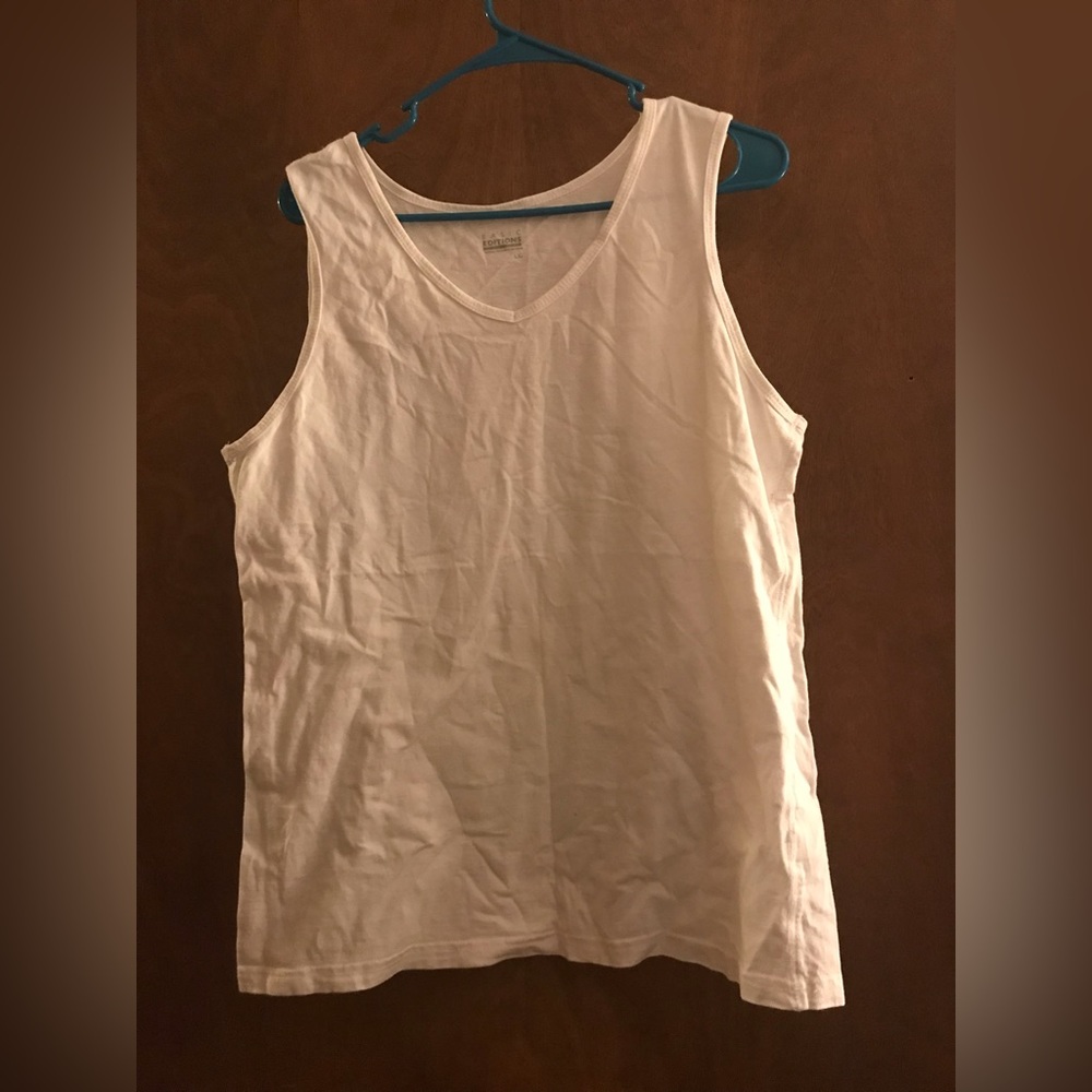 Basic Edition Heavy White Tank Top